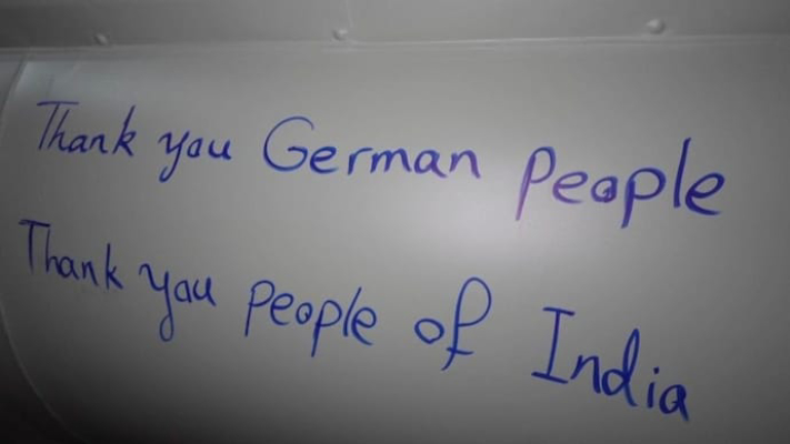 iran missiles marked ‘thank you india’ hit israel
