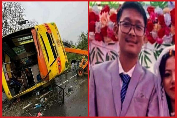 bus carrying tripura co-operative bank exam candidates met with accident in assam- one tripura man died
