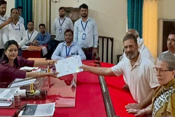 rahul gandhi to contest ls election from rae bareli- submits nomination